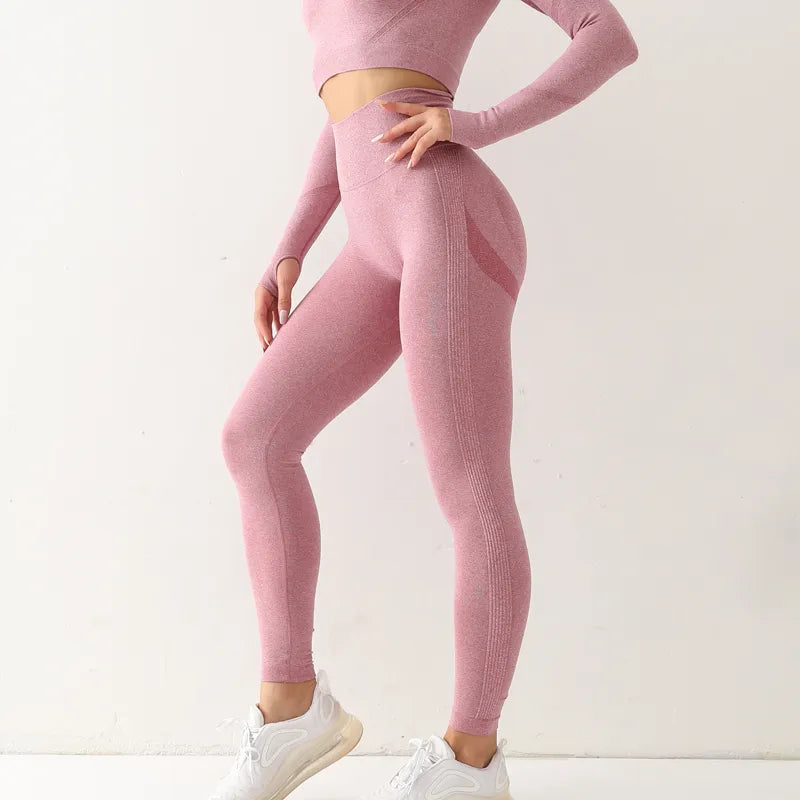 Legginsy sportowe bezszwowe dla kobiet