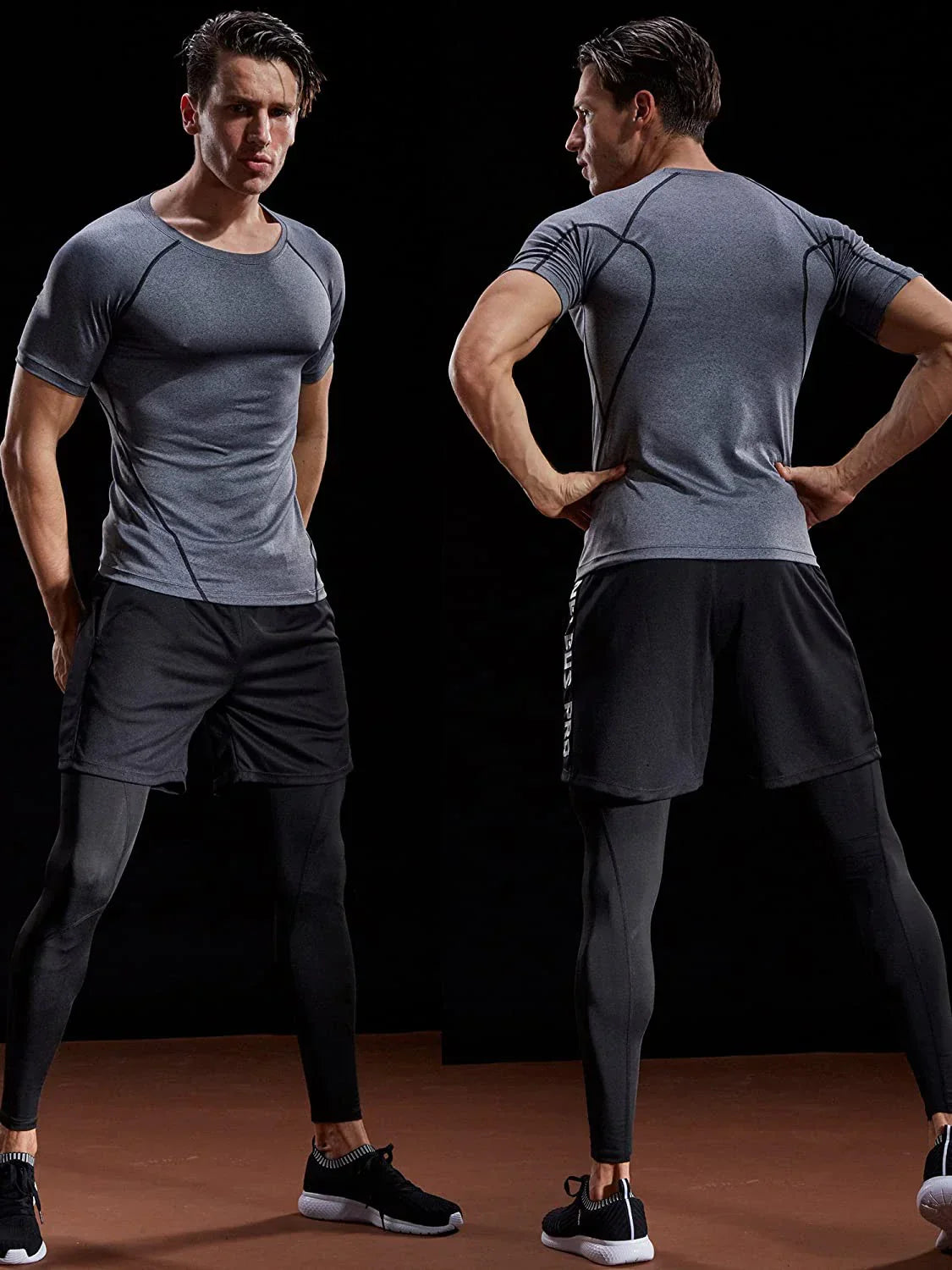 T-shirt sportowy szybkoschnący dla mężczyzn