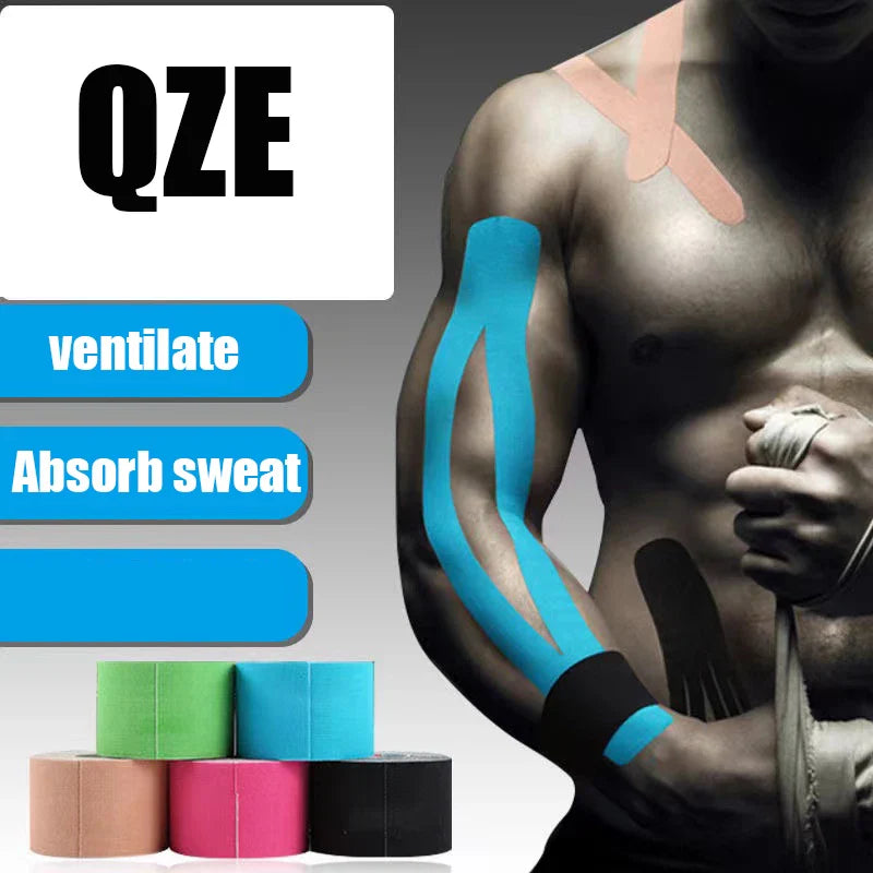 Taśma Kinezjologiczna Tape Taping Sportowy na Urazy Plaster Mocny