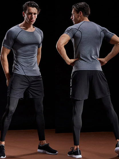 T-shirt sportowy szybkoschnący dla mężczyzn
