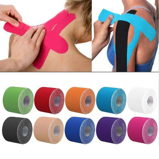 Taśma Kinezjologiczna Tape Taping Sportowy na Urazy Plaster Mocny