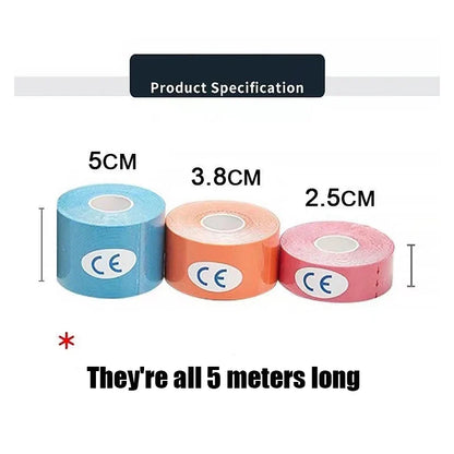 Taśma Kinezjologiczna Tape Taping Sportowy na Urazy Plaster Mocny