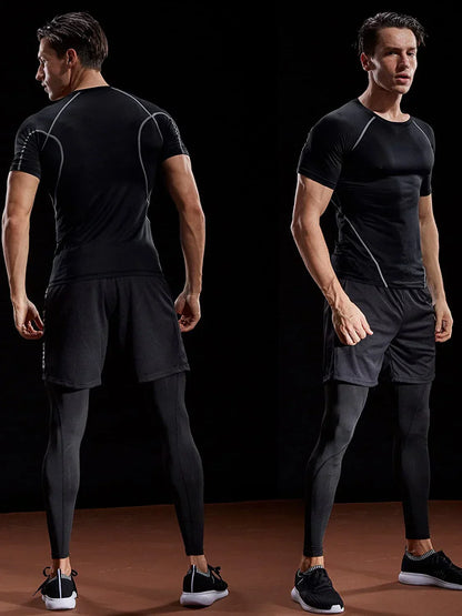 T-shirt sportowy szybkoschnący dla mężczyzn